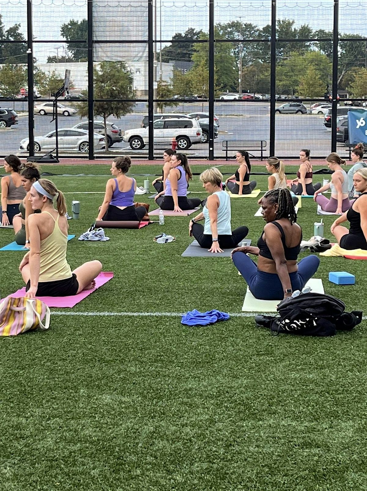 National Yoga Day Class on The Field