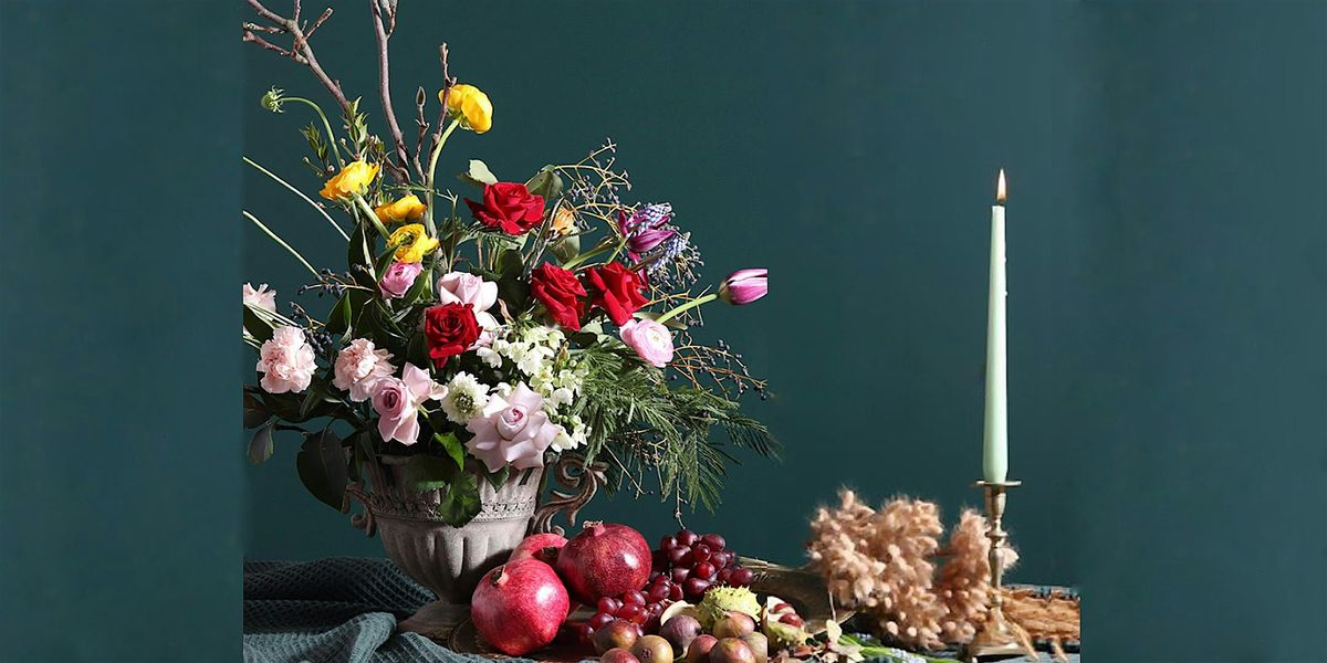 Sustainable Spring Flower Arranging Workshop with Prosecco!