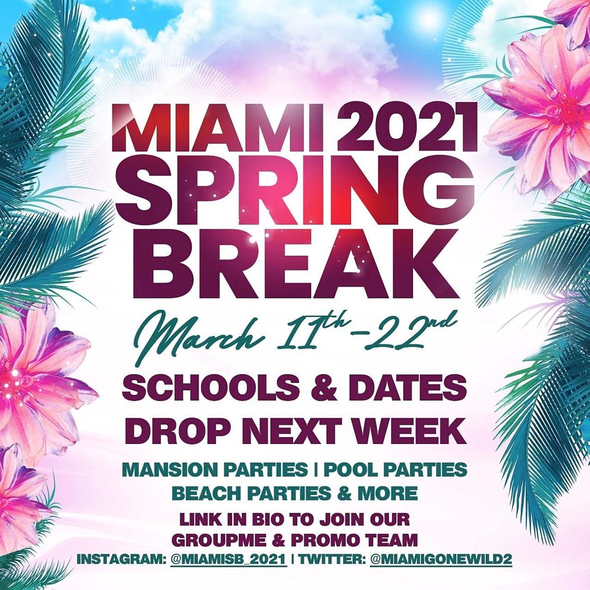 spring break miami 2023 dates