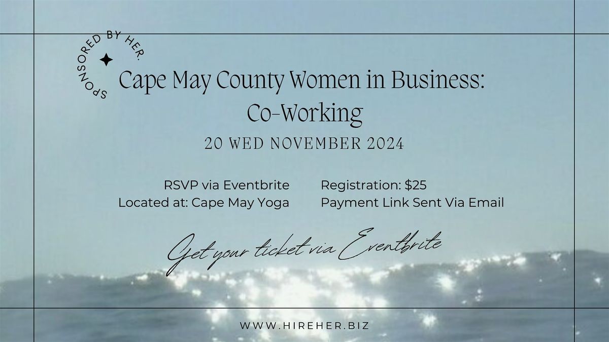 Cape May County Women in Business: Co-Working