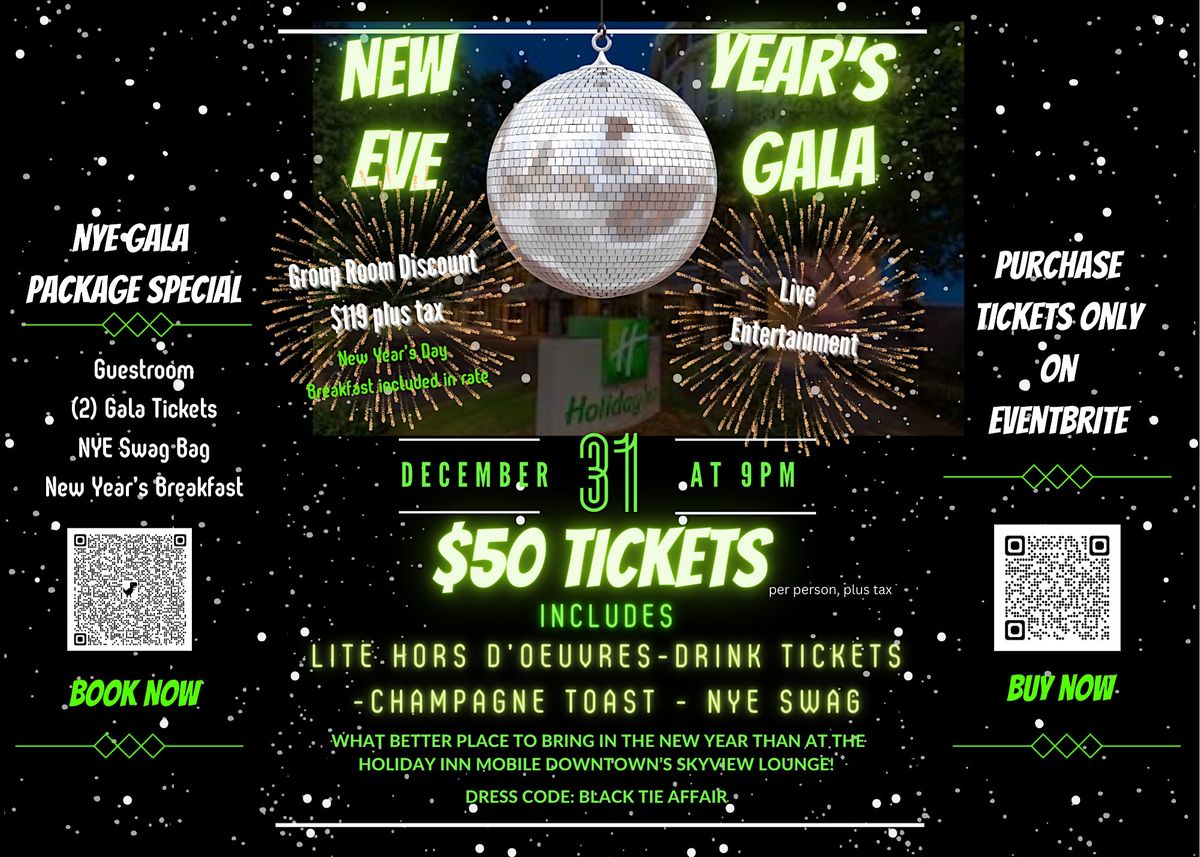 Holiday Inn Mobile Downtown New Year's Eve Gala