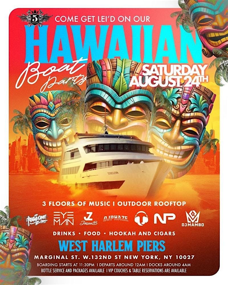 Hawaiian Luau Dance Cruise on the Hudson