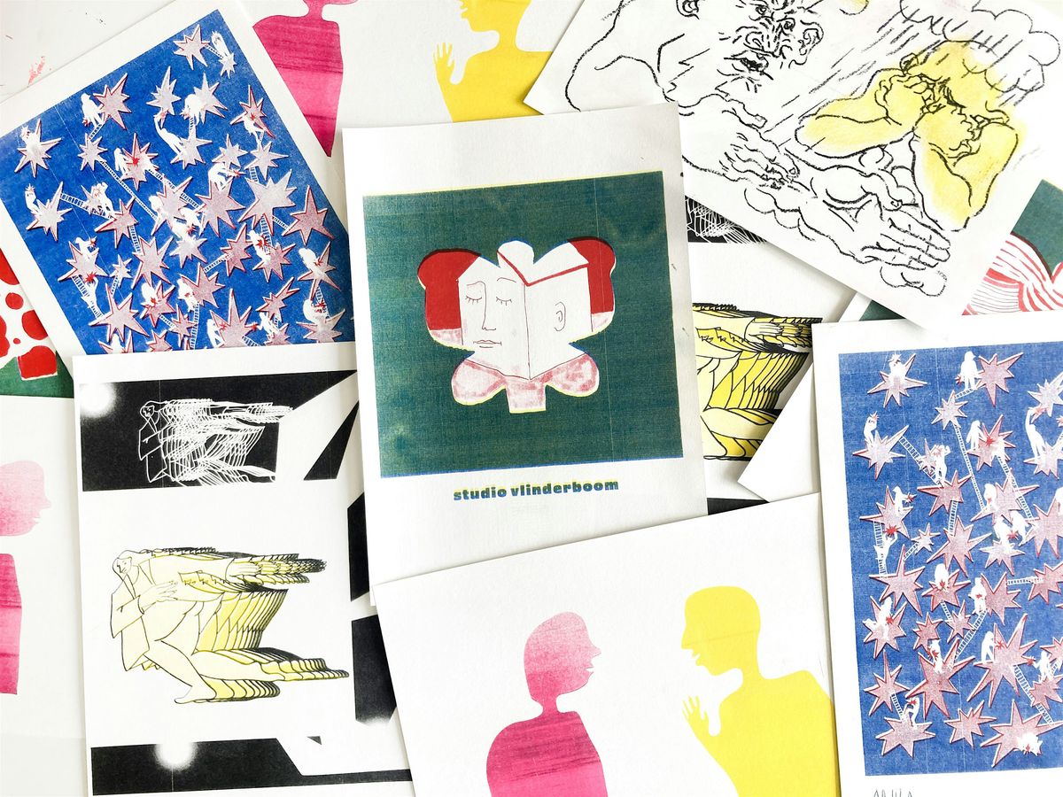 Introduction to Risograph workshop at Studio Vlinderboom