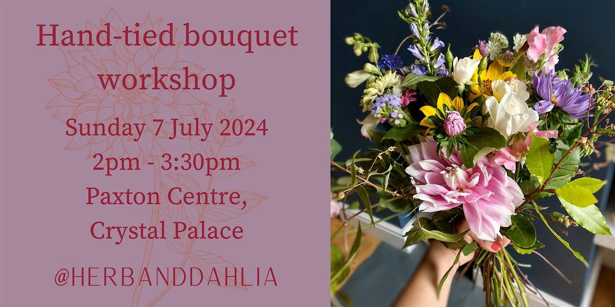 Hand-tied bouquet workshop