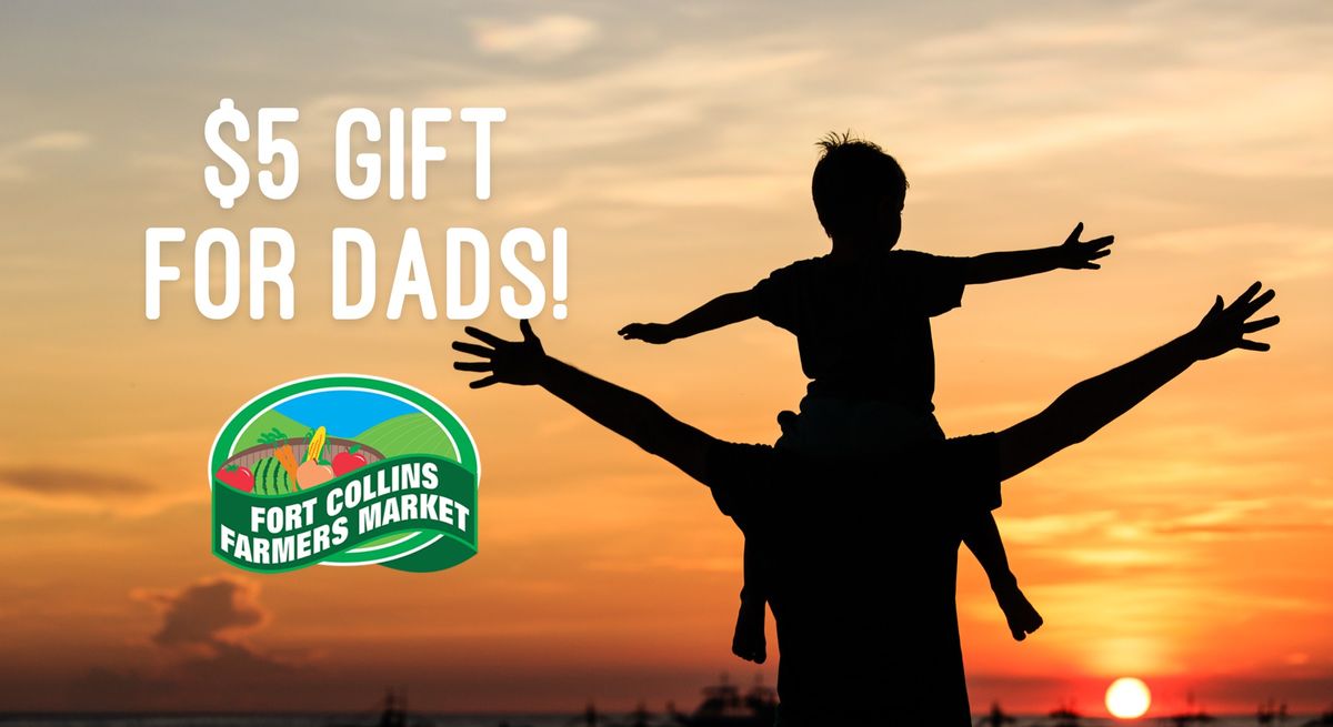 $5 Gift Voucher for Dads on Father's Day!