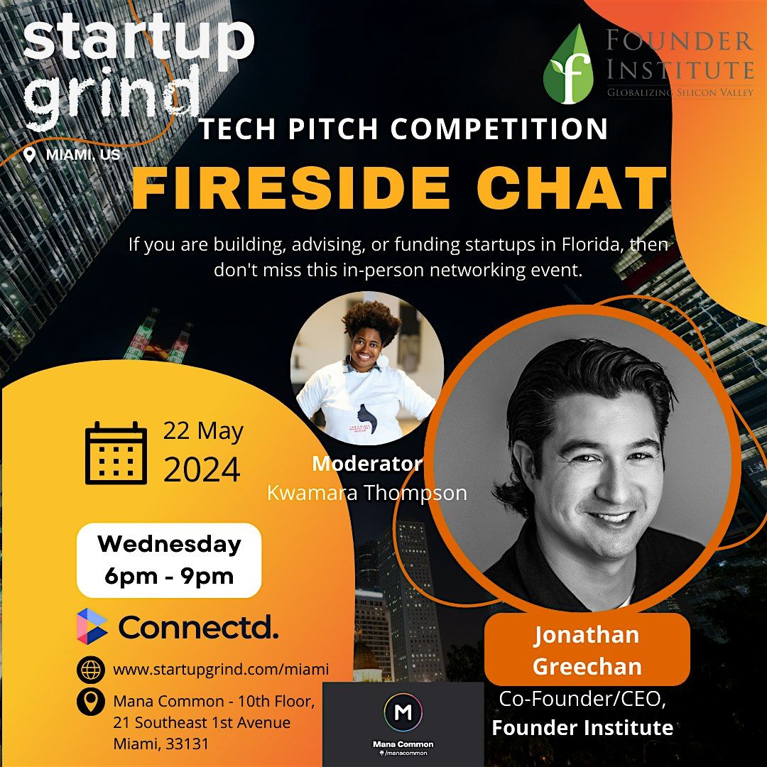 Startup Grind: Q&A w\/ Jonathan Greechan (Co-Founder\/CEO, Founder Institute)