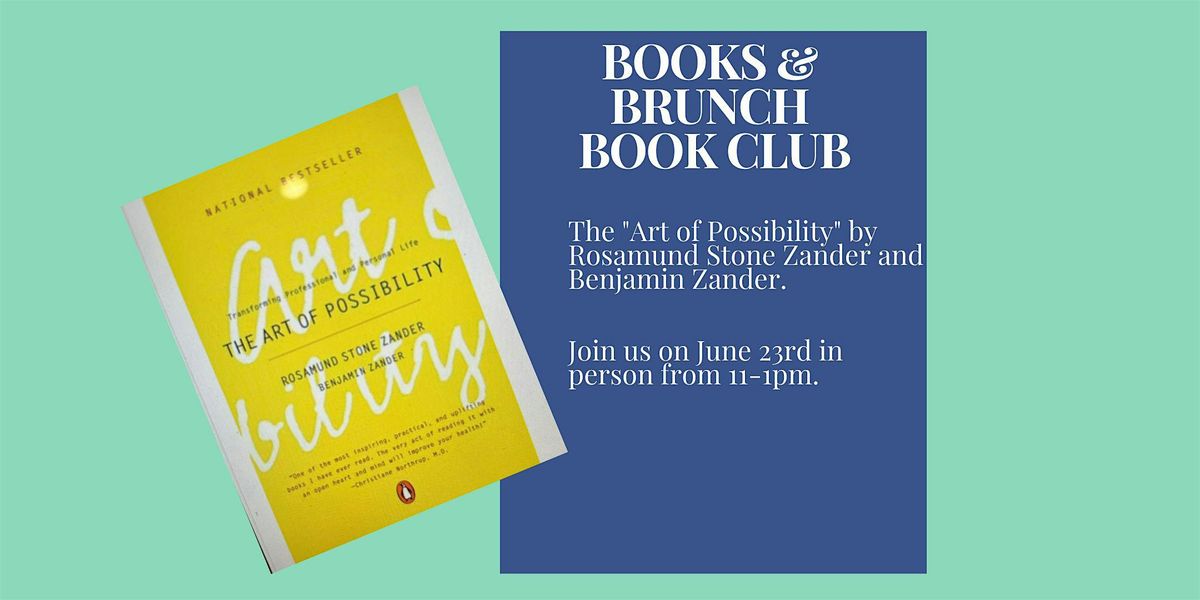 Books and Brunch Book Club: The Art of Possibility