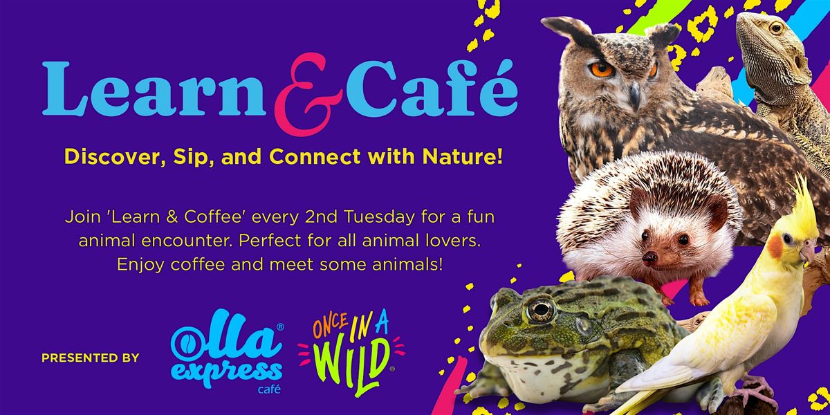 Learn & Caf\u00e9 - Sip, Discover, and Connect with Animals!