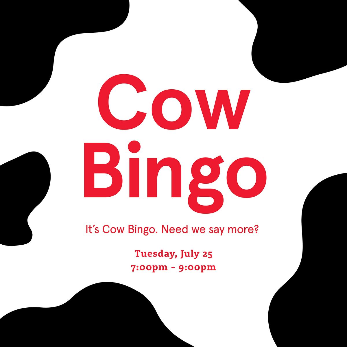 Cow Bingo