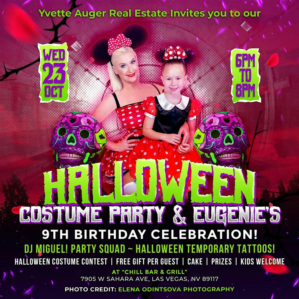 "Yvette Auger Real Estate's Annual Halloween Costume Party!" 10\/23