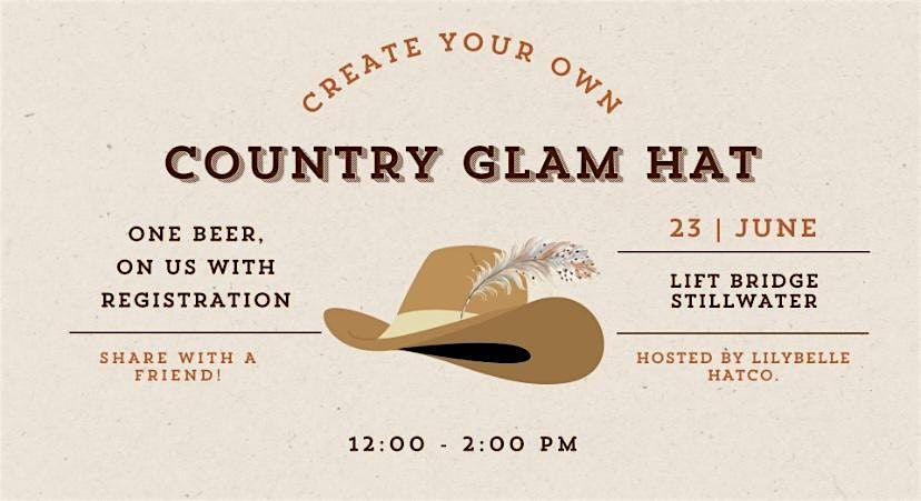 Country Glam Hat Bar with LilyBelle HatCo.