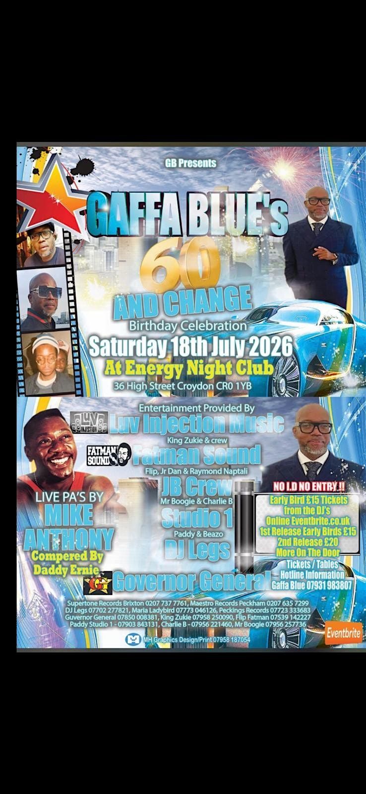 Gaffa Blue 60 And Change