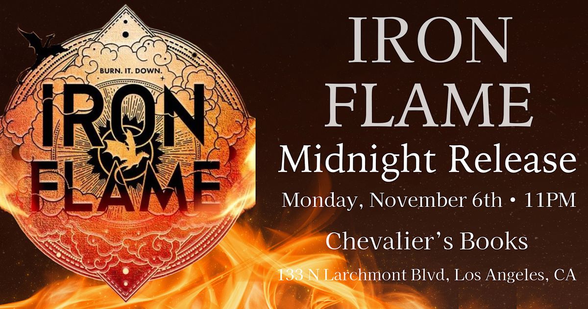 Iron Flame Midnight Release Party!