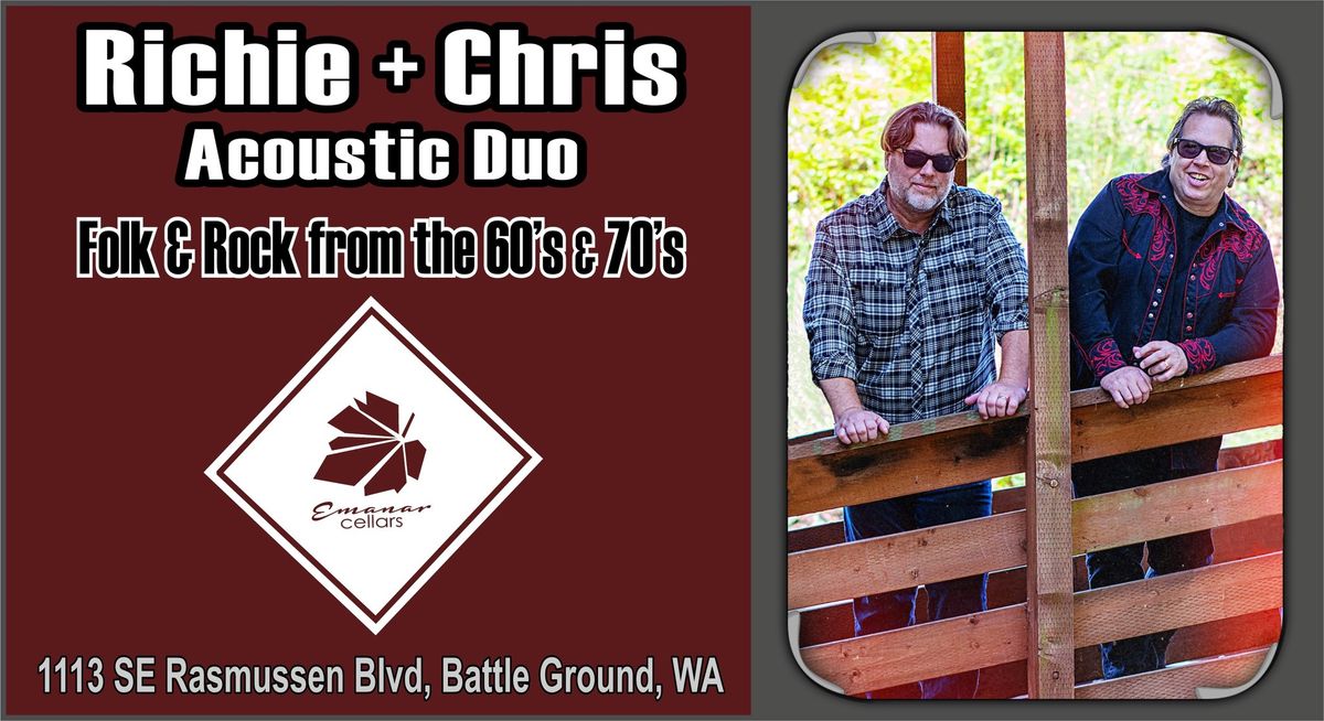 Richie + Chris Acoustic Duo @ Emanar Cellars