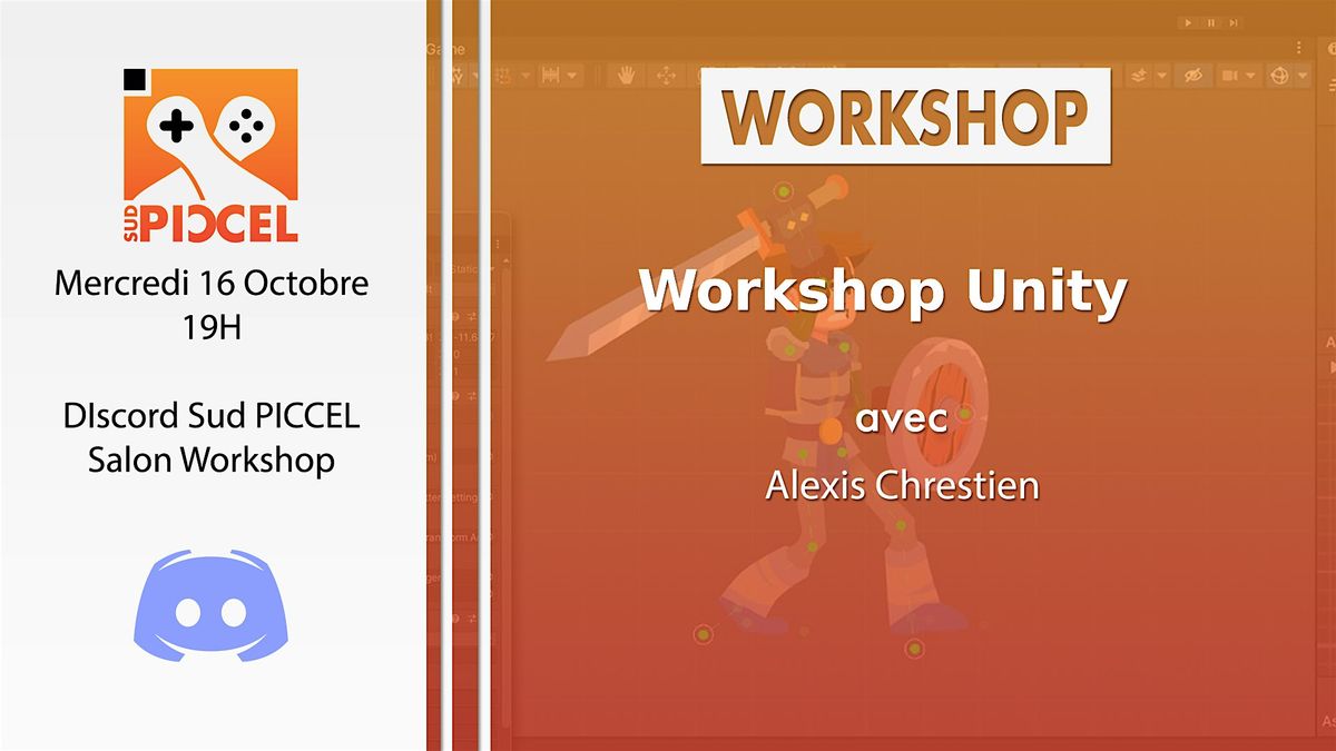 (en ligne) Sud PICCEL - Workshop Unity avec Alexis Chrestien