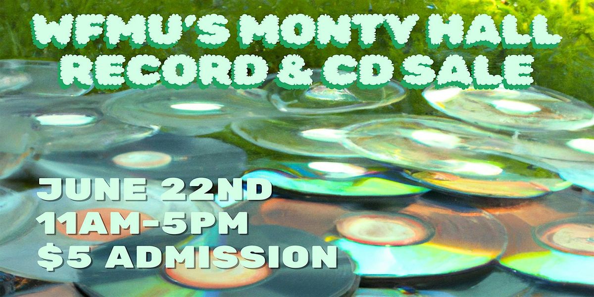 The Monty Hall Record & CD sale returns, this time with even better deals!