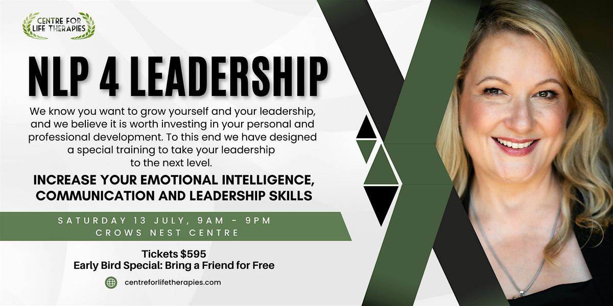 NLP 4 Leadership - 1 Day Event