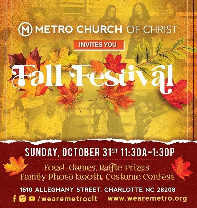 Metro Presents: Fall Worship and Festival