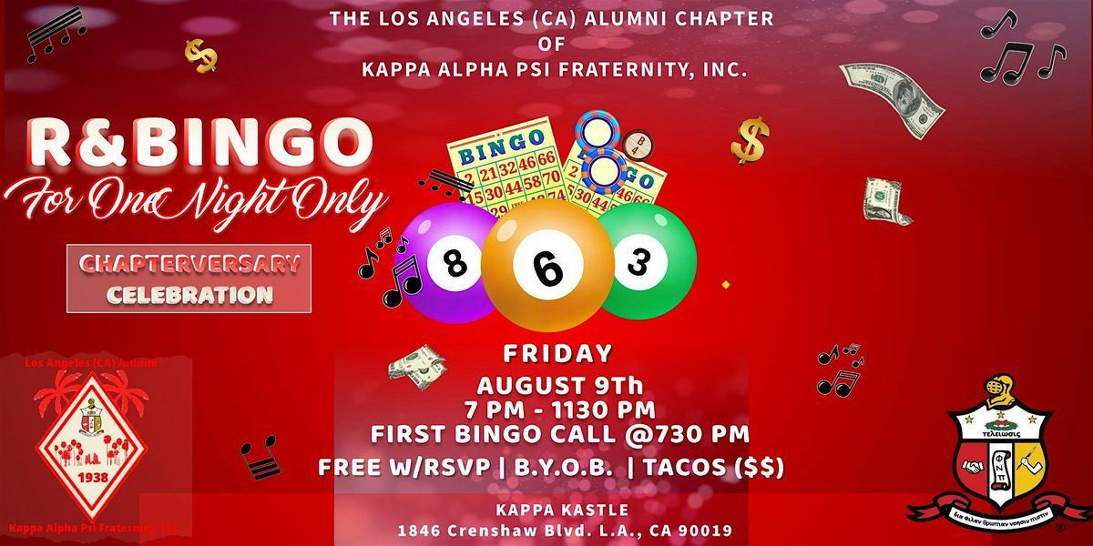 R&Bingo: For One Night Only