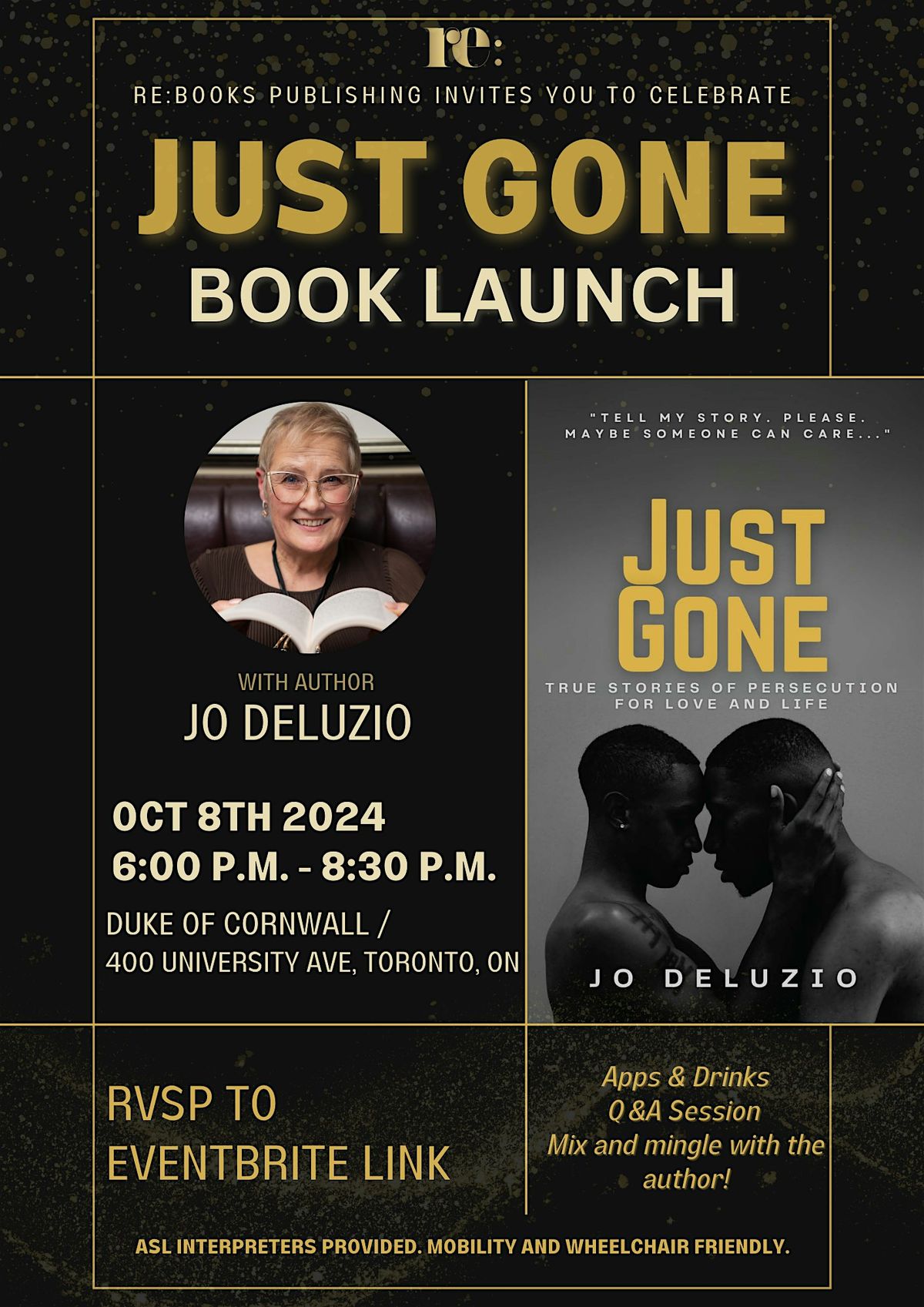 Just Gone: True Stories of Persecution for Love and Life Book Launch