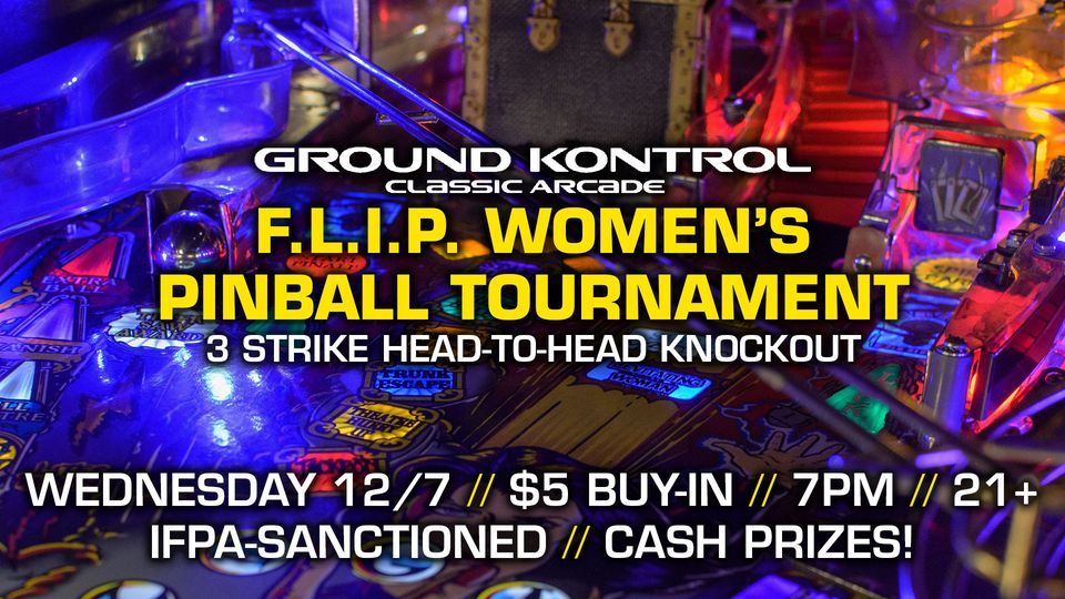 FLiP Women's Pinball Tournament