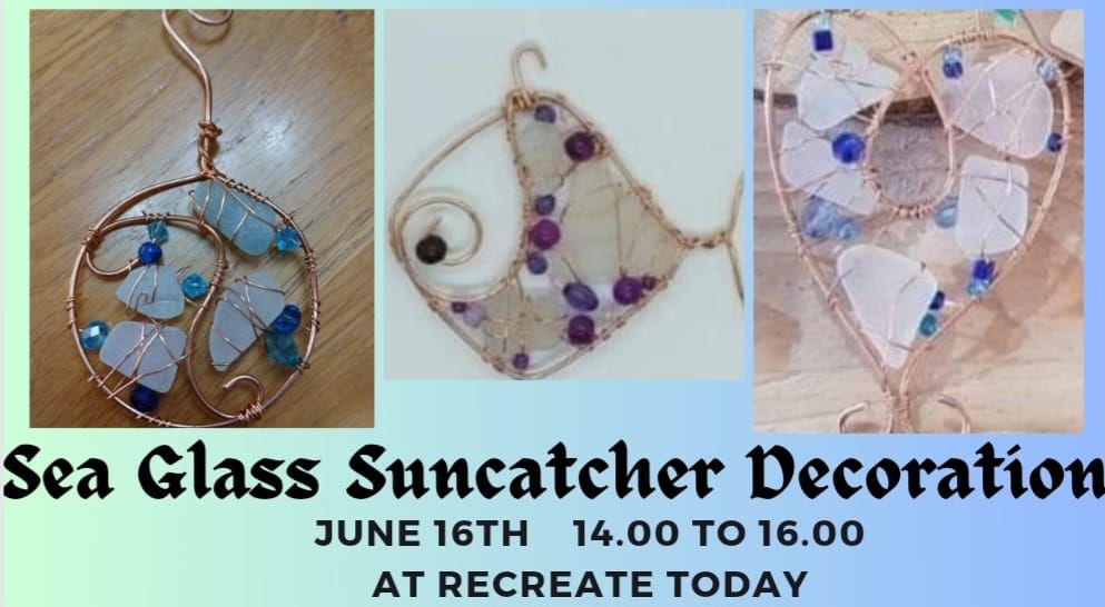 Sea Glass Sun Catcher \/ Decorations 