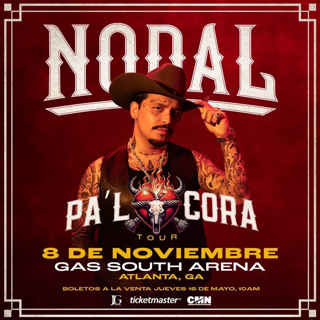 Christian Nodal - Pa'l Cora Tour - Atlanta, GA