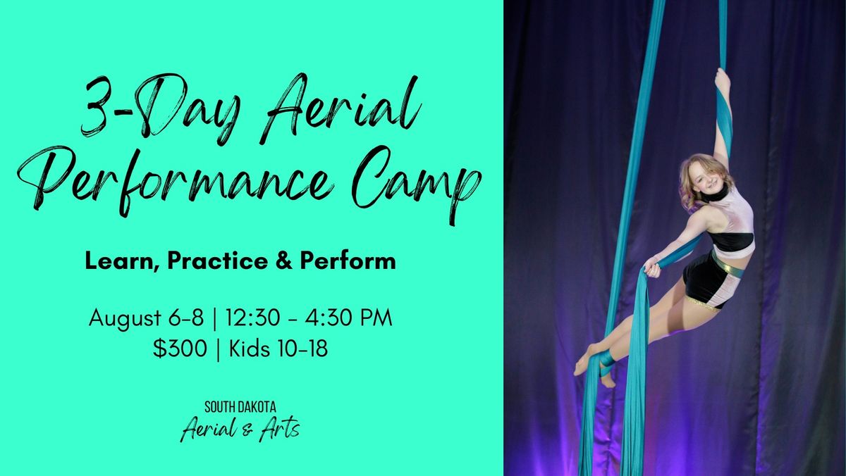 3-Day Aerial Performance Camp | Ages 10-18