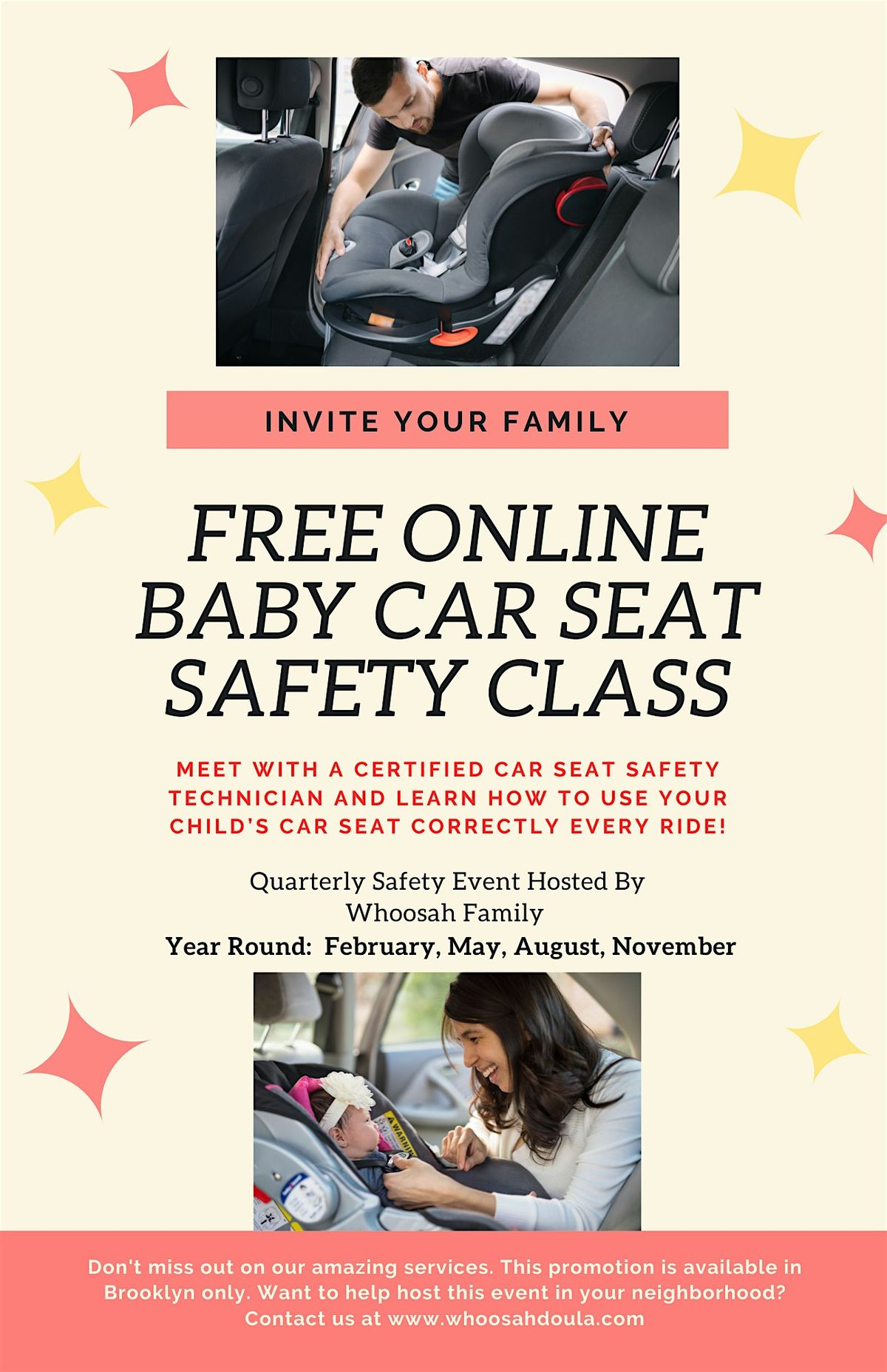 Free Online Baby Car Seat Safety Class Lead By A Nationally Certified Technician