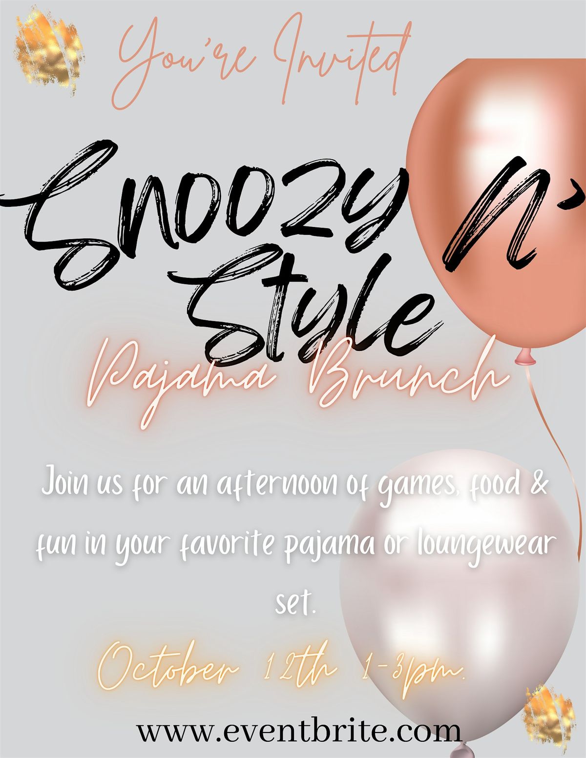 Snoozy N\u2019 Style Pajama Brunch