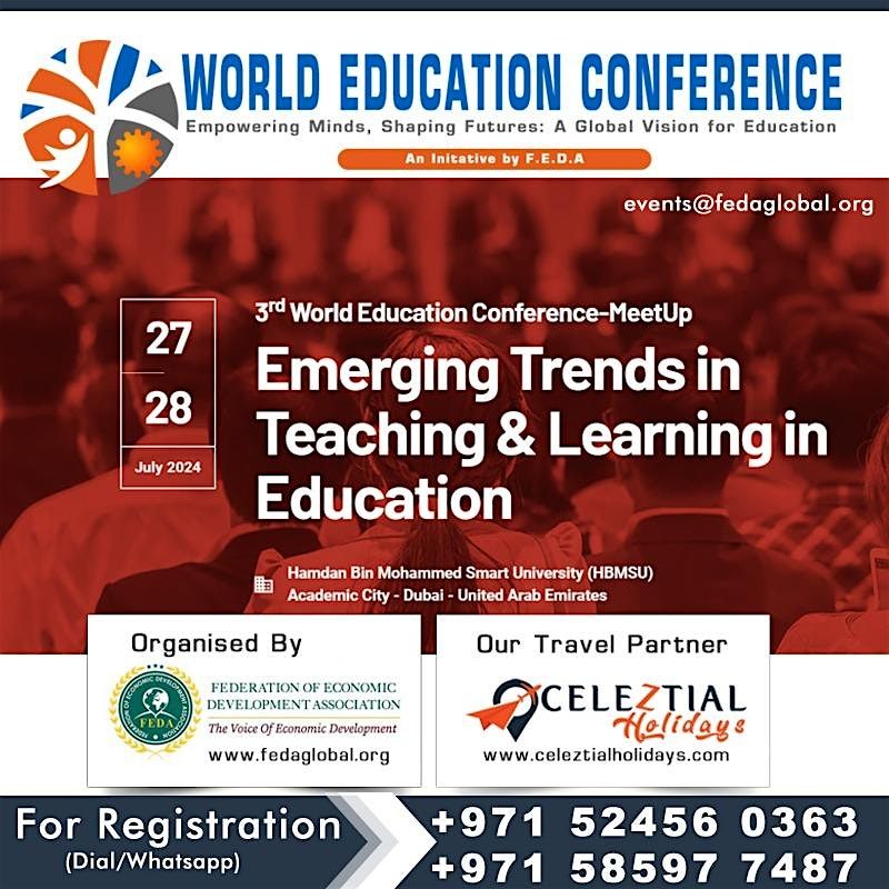 FEDA World Education Conference & Workshop 2024 @ HBMSU Campus Dubai