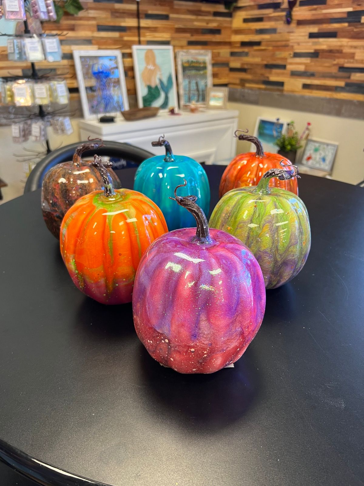 Art Class: Resin Pumpkins