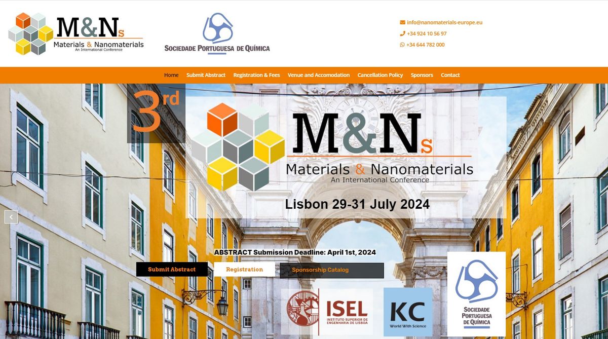  3rd International Conference on Materials and Nanomaterials (MNs-24)