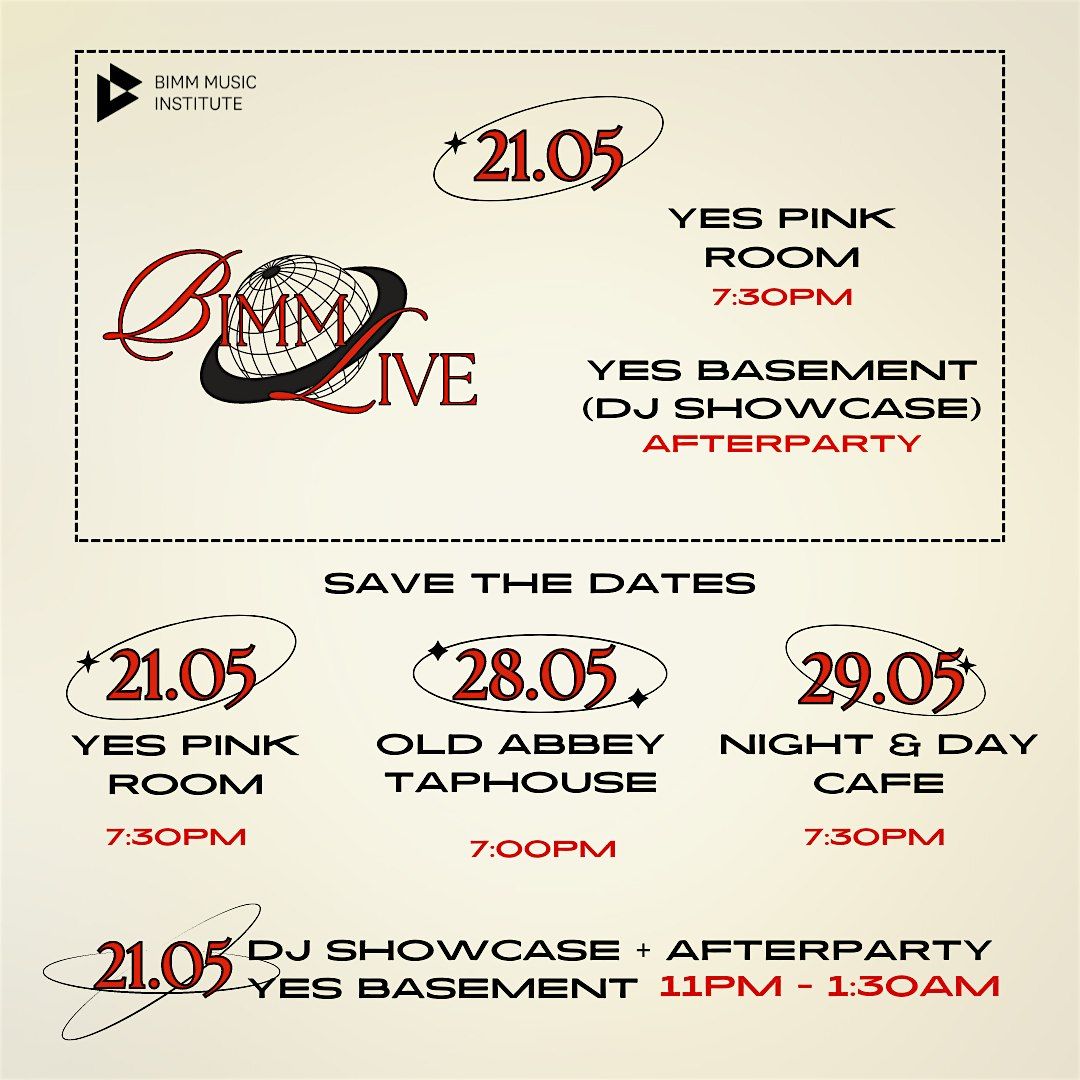 BIMM Live Lates (DJ Showcase)