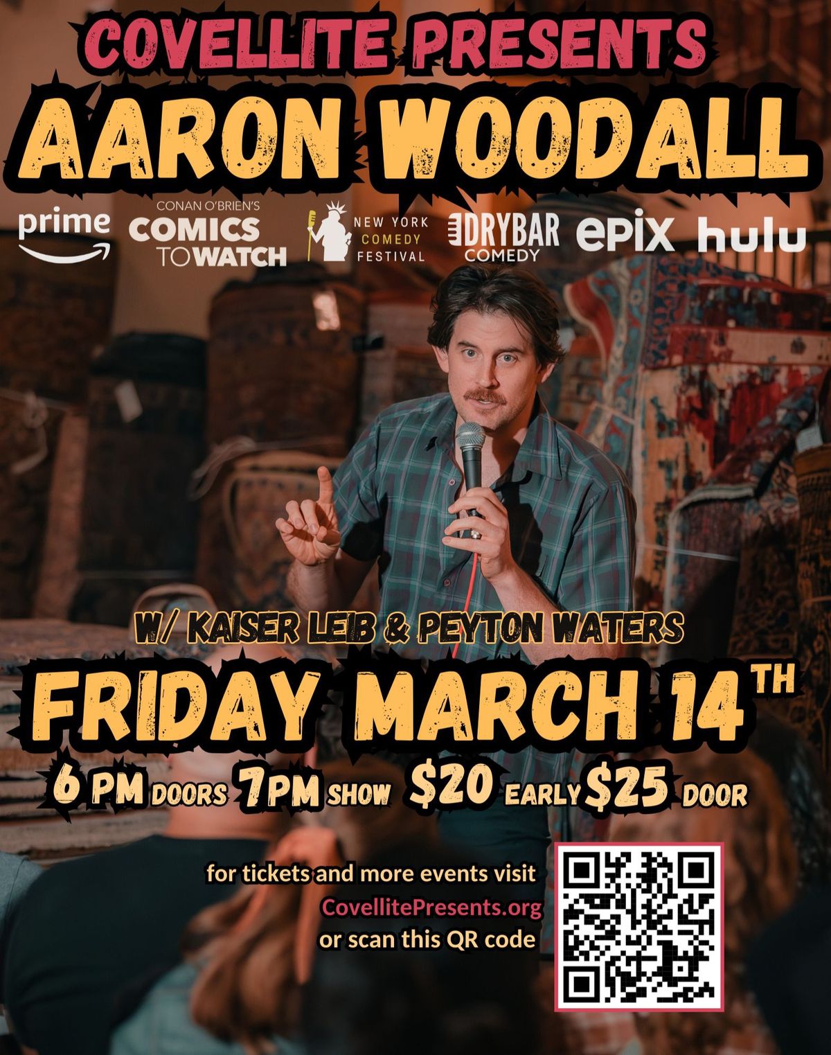 Aaron Woodall at The Covellite Theatre