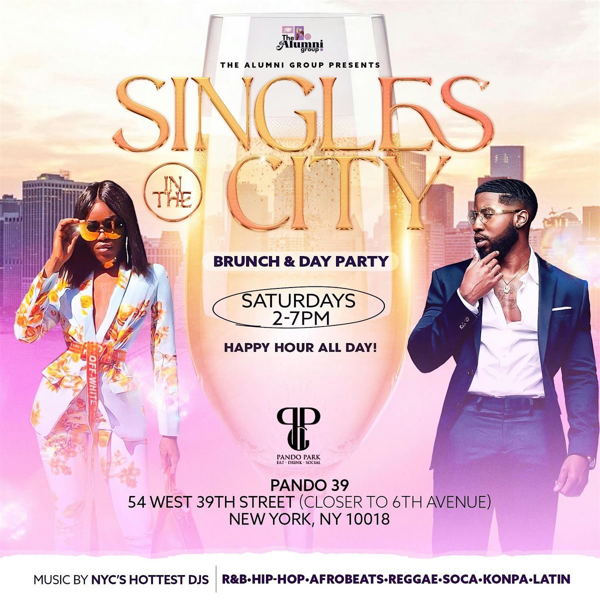 Singles In The City - Bottomless Brunch & Day Party
