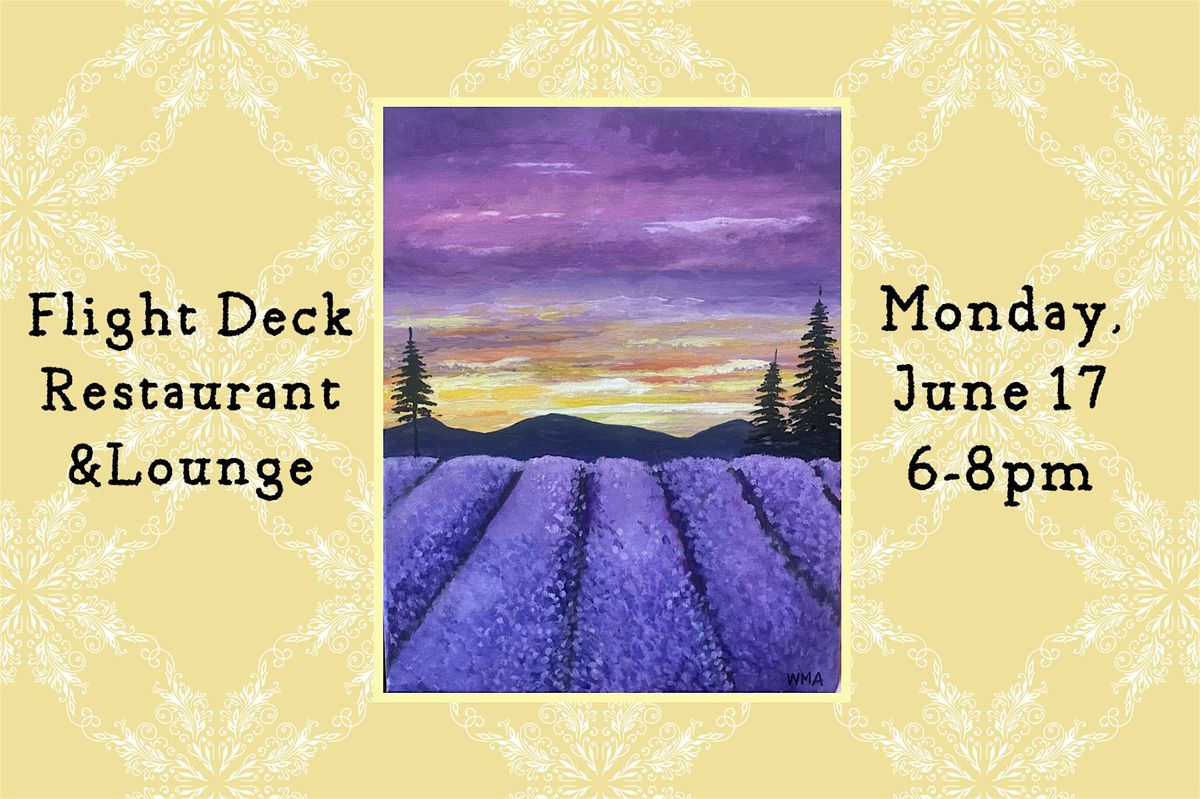 June Paint & Sip at Flight Deck Restaurant & Lounge