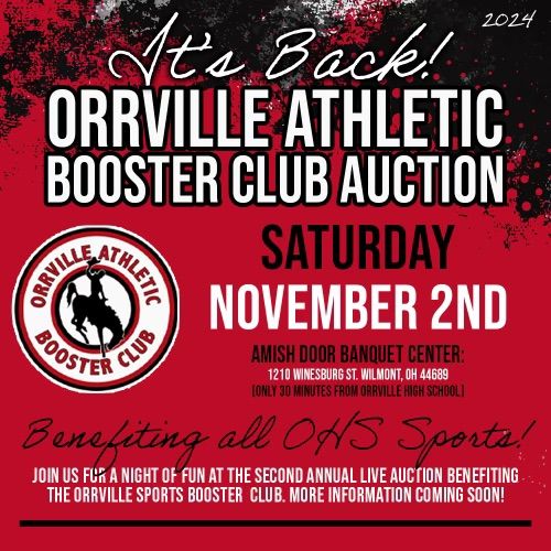 Orrville Booster Club\u2019s Second Live Auction