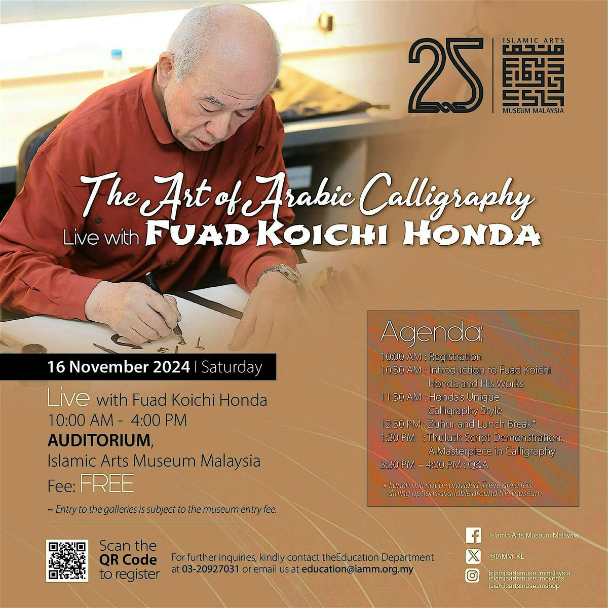 The Art of Arabic Calligraphy with Fuad Koichi Honda