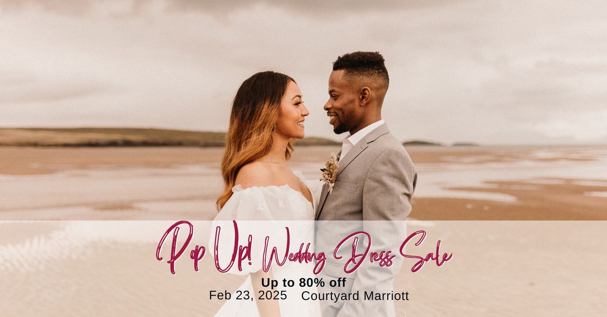 Hamilton Pop Up Wedding Dress Sale