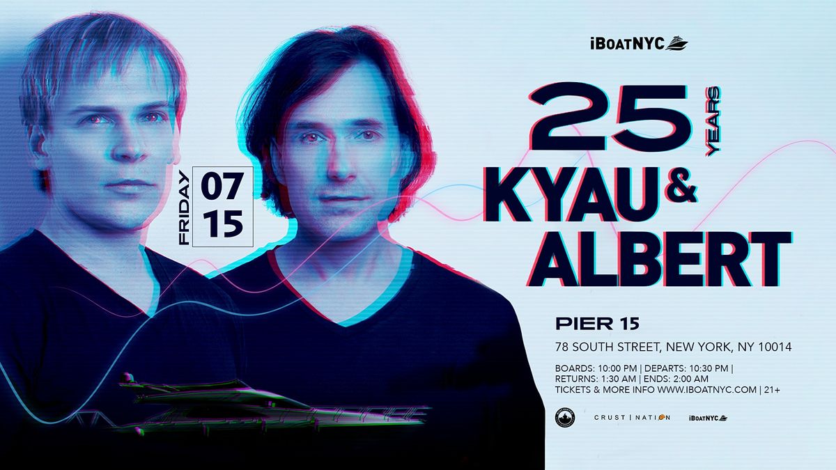 25 years of Kyau & Albert | Euphonic Label Boat Party NYC