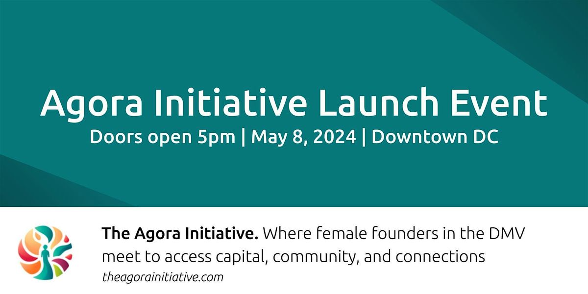 The Agora Initiative Inaugural  Pitch Event