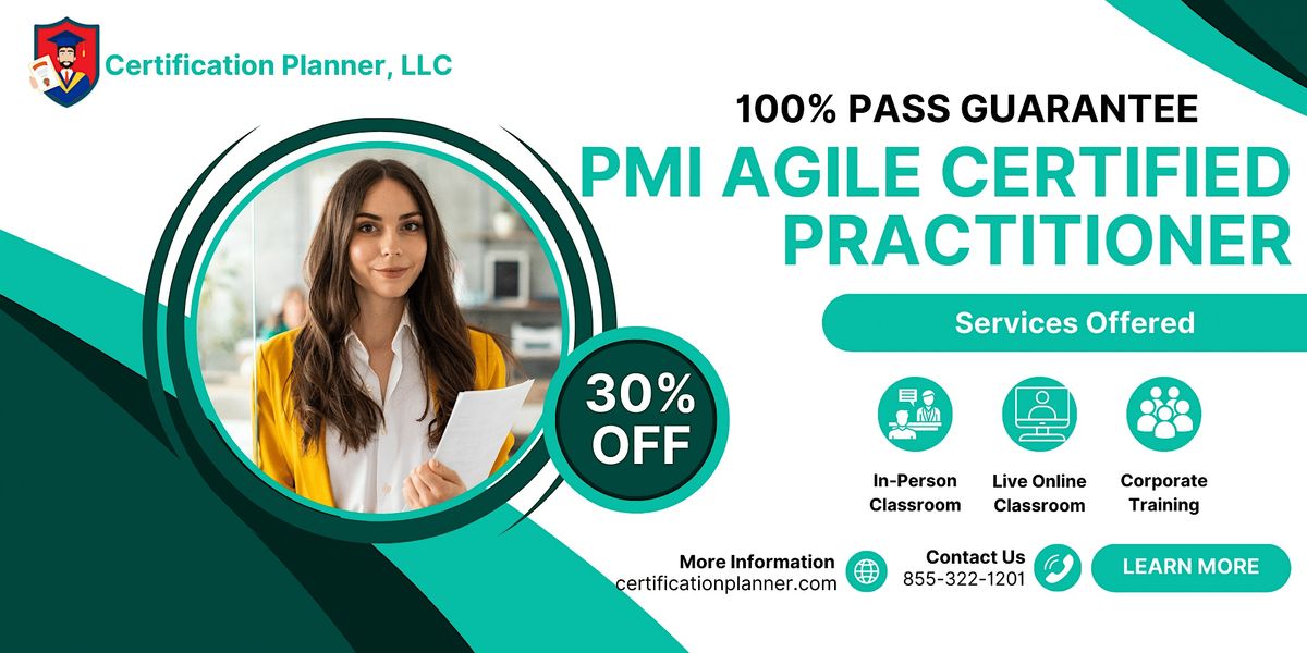 NEW PMI ACP Exam Based Training in Las Vegas