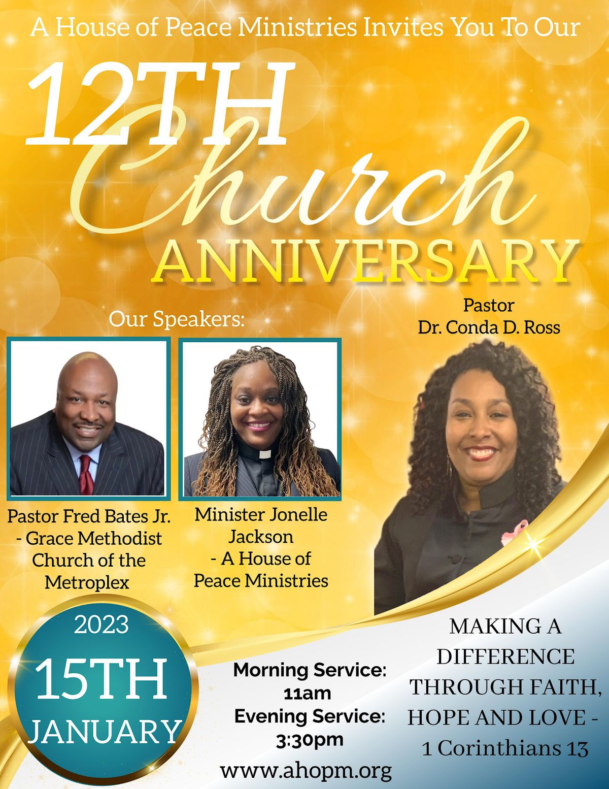 A House of Peace Ministries 12th Church Anniversary, A House of Peace ...