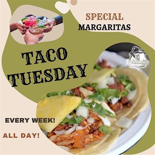 TACO TUESDAY @ General Duffy's w\/ Tacos El Poblanito & Margaritas!