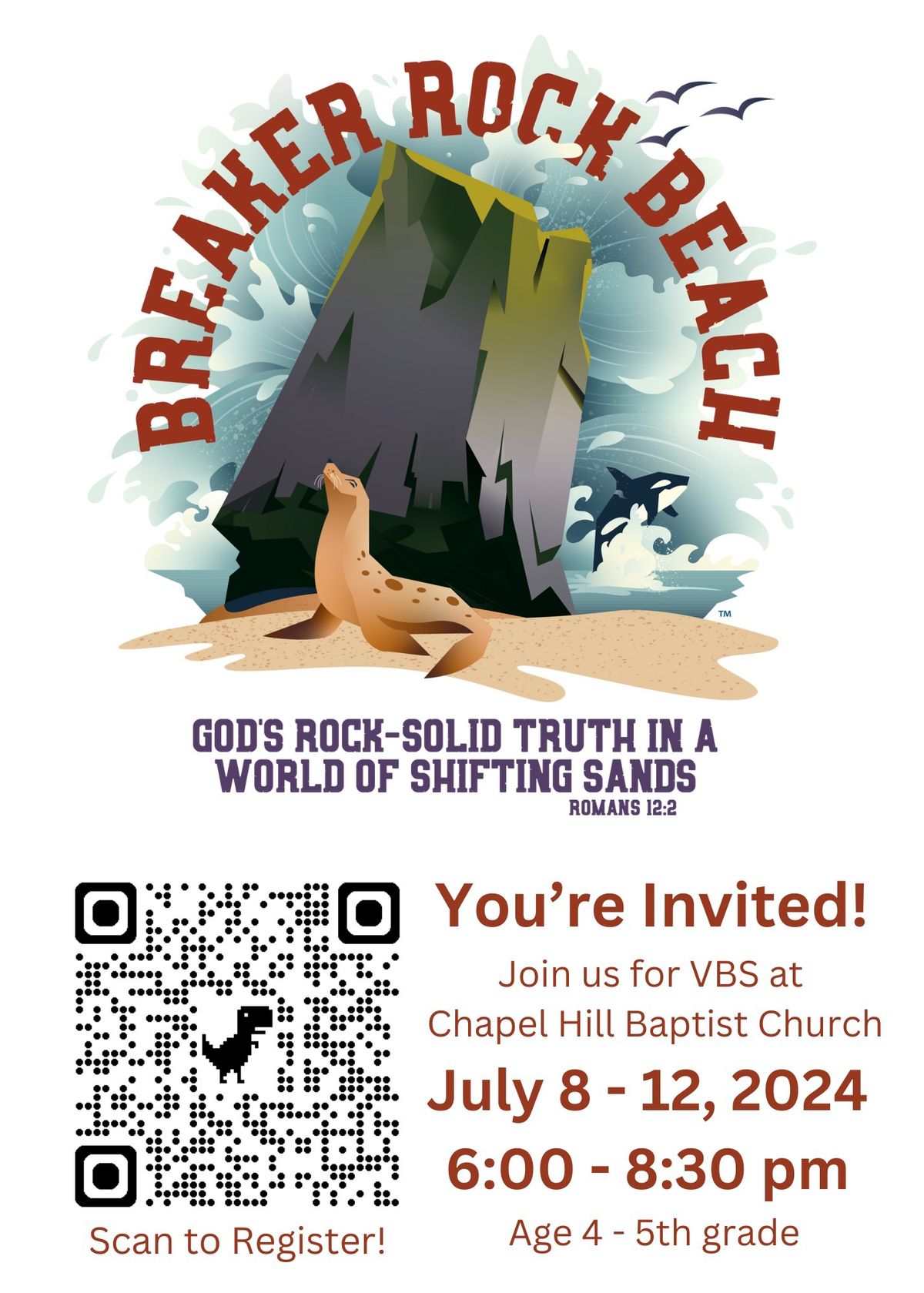 VBS 2024 | Breaker Rock Beach: God\u2019s Rock-Solid Truth in a World of Shifting Sands