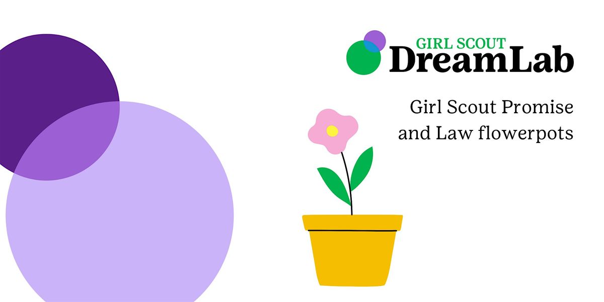 Drop-in: Decorate a Girl Scout flower pot