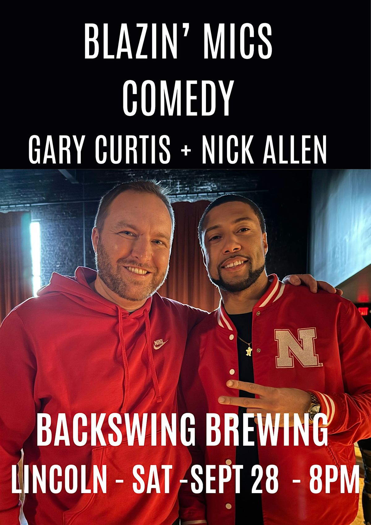 Blazin' Mics with Gary Curtis  Nick Allen at Backswing Brewing Co.--Lincoln