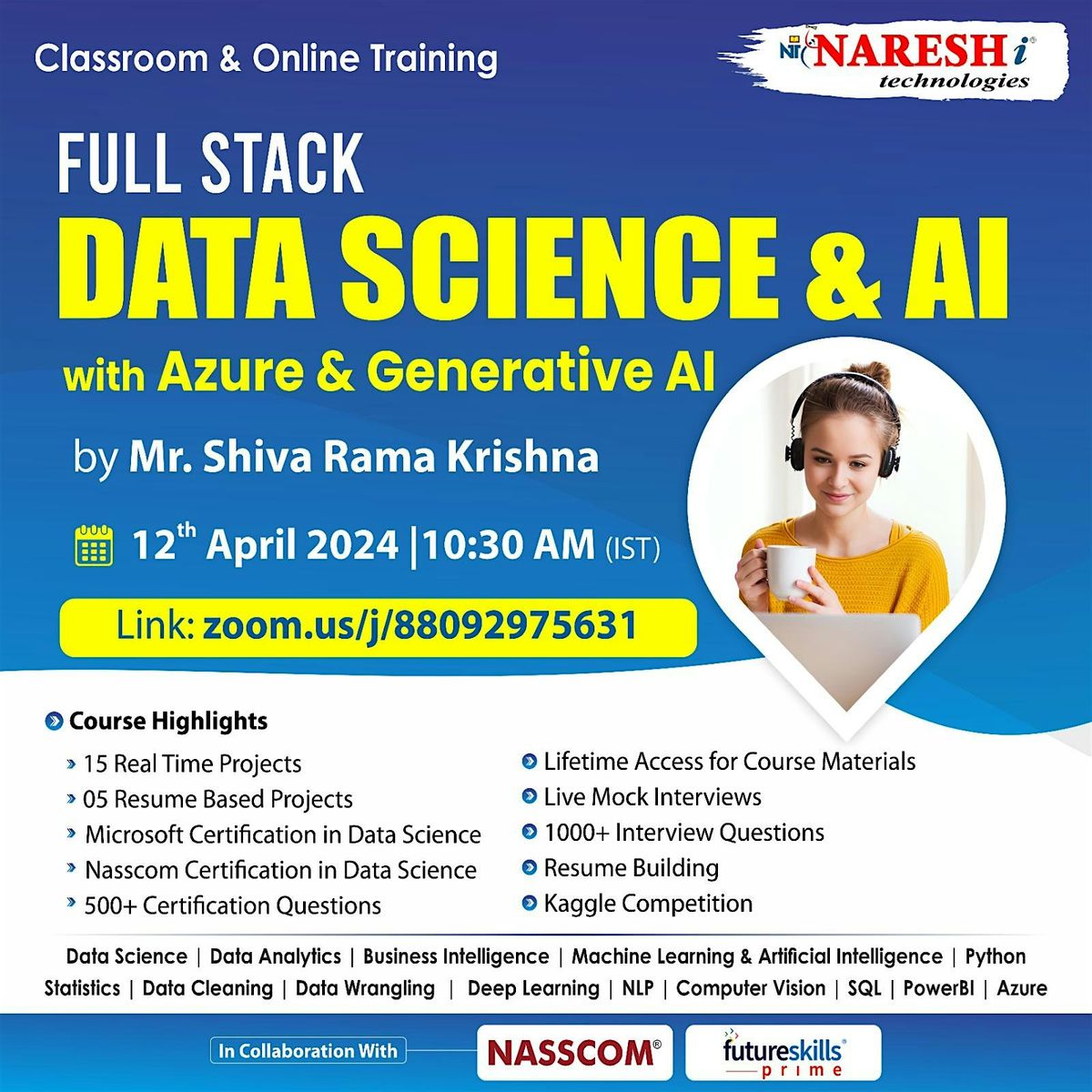 Data Science Course Hyderabad | Data Scientist Course | NareshiT, Durga ...