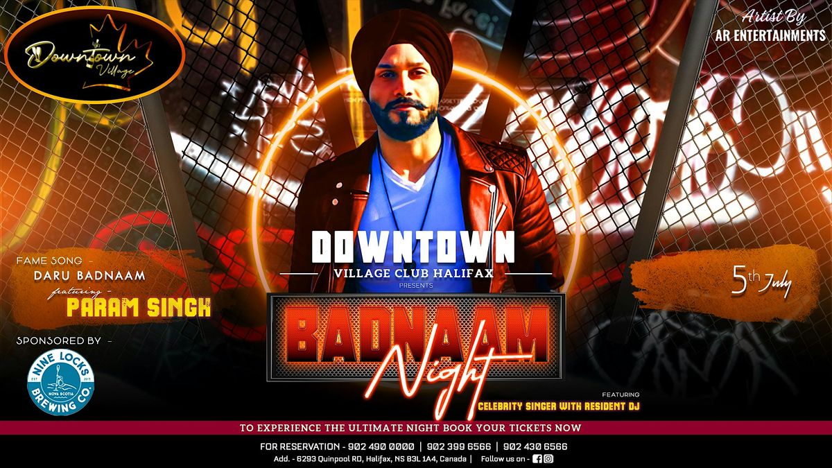 BADNAAM Night featuring Param Singh